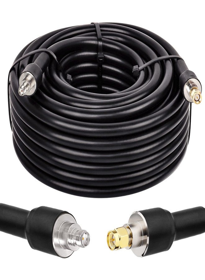 XRDS -RF SMA Cable, SMA Extension Cable SMA Male to SMA Female Low Loss KMR400 SMA Coax Cable for 3G 4G LTE, 5G Modems/Routers, Ham, ADS-B, SDR Equipment（75FT） - Image 1